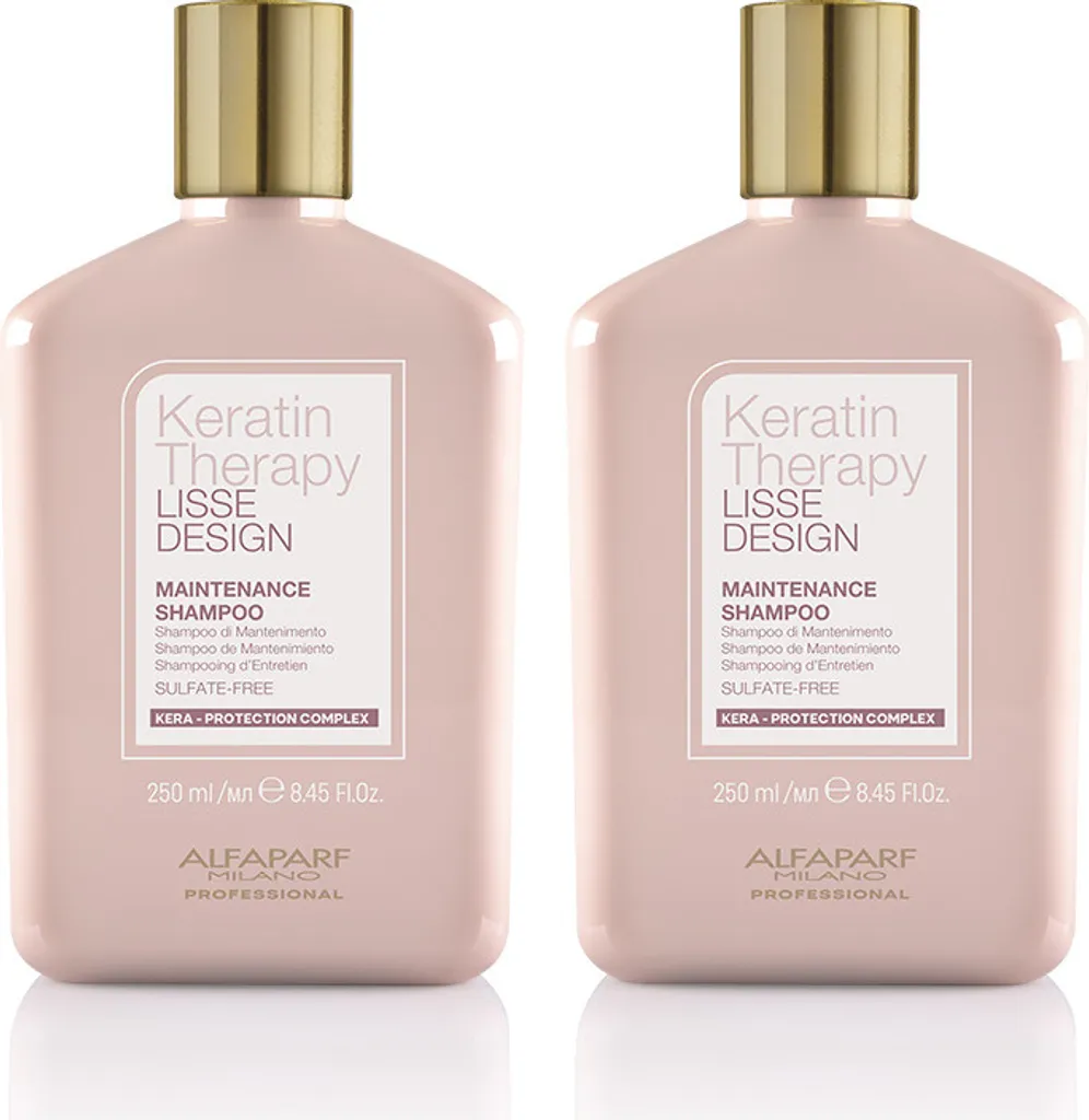 Shampooing Entretien Lissage Professionnel Alfaparf 6x250ml Pack