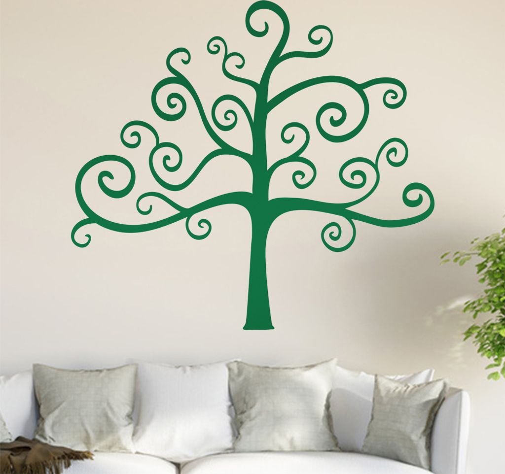 Stammbaum - Baum Wandtattoo in 6 Größen - Wandaufkleber Wall Sticker - Dekoration, Küche, Wohnzimmer, Schlafzimmer, Badezimmer