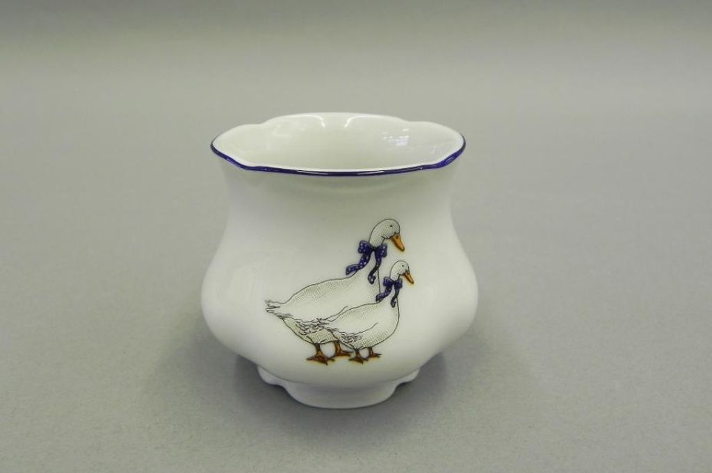 Kalíšek na vejce, husy, český porcelán, Leander, 7 cm Produktbild 