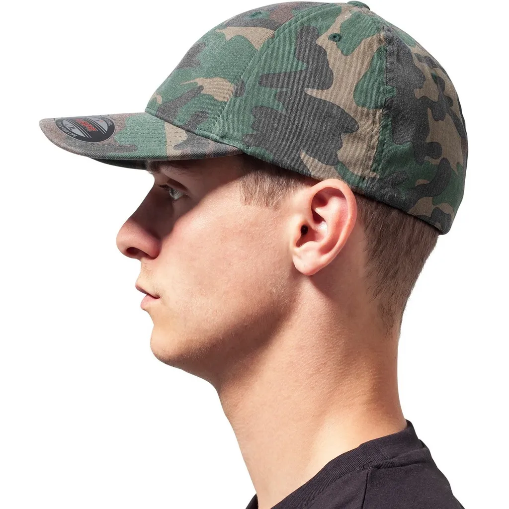 Flexfit 6977CA Cappello Mimetico S/M - Ideale per Personalizzazione