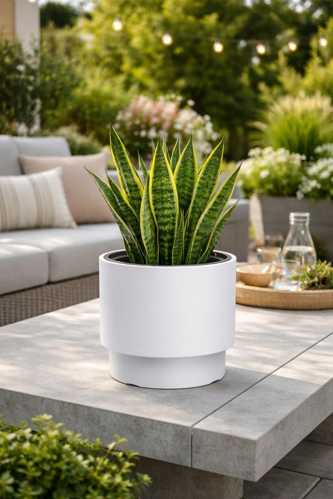 Kvetináč HEOS DBHEN300 29,8cm biely Obrázok produktu 
