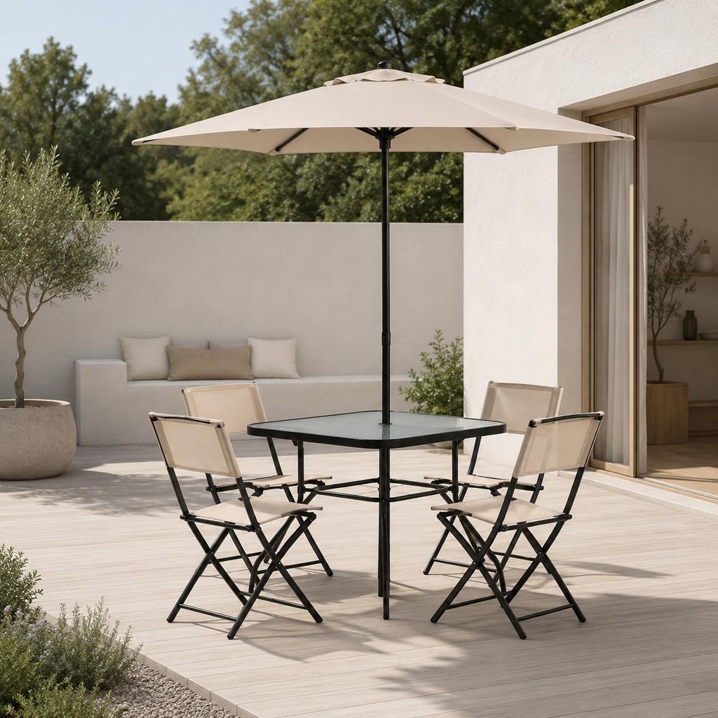 Home Collective Gartenmöbel Set Balkonmöbel Essgruppe Produktbild 