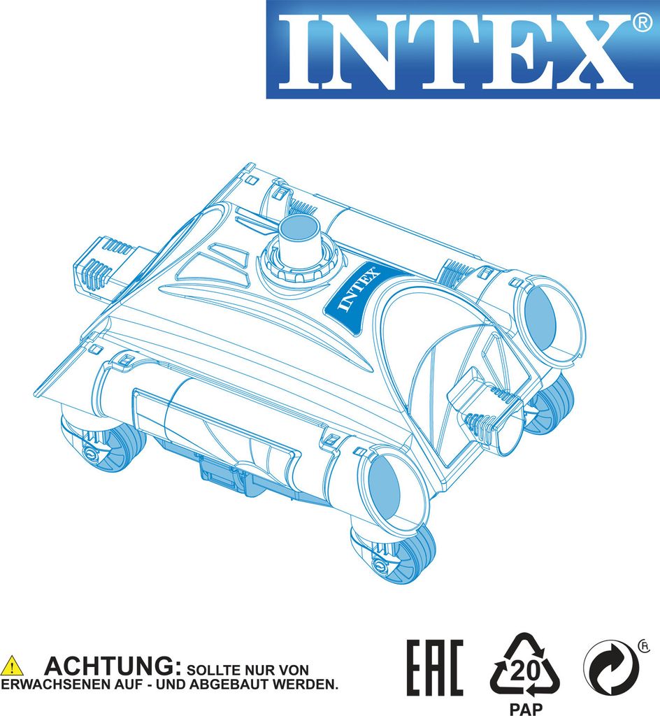 INTEX 28001 Auto Pool Cleaner - Bodenreiniger nur für Pools Produktbild 27