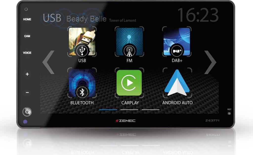 ZENEC Z-E3771 – Multimediasystem kompatibel mit FIAT Ducato und baugleichen Modellen, Wohnmobil Autoradio mit 9“/22,9 cm Touchscreen, Wireless ...