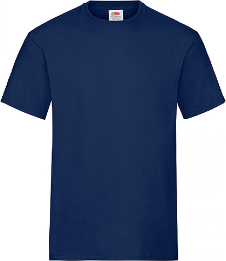 Fruit of the Loom 61-212-0 | Heavy Baumwolle Herren T-Shirt - Farbe: Navy - Größe: L