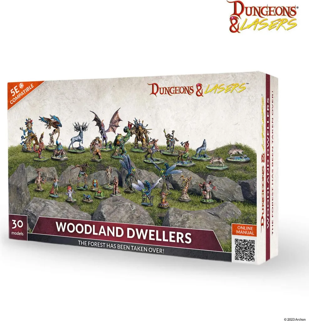 Ambiance forêt pour JDR avec figurines Habitants des Bois Donjons Lasers