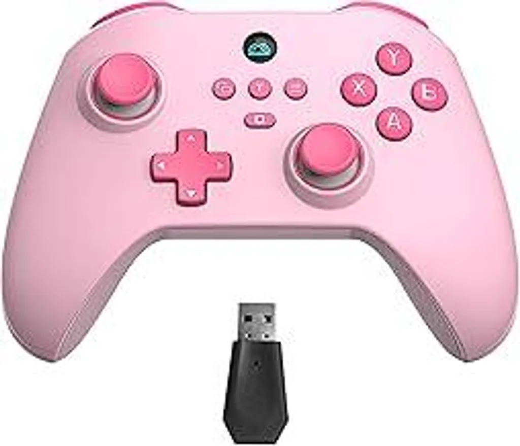 UHM Controller Wireless Rosa PC Switch Android iOS - Joystick Hall Anti-Drift