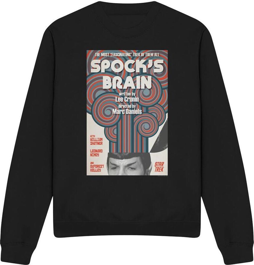 Star Trek - "The Original Series Episode 56" Sweatshirt für Herren/Damen Uni TV11620 (S) (Schwarz)