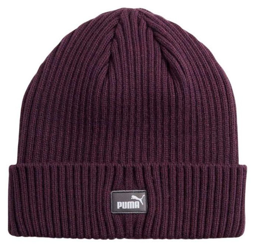 PUMA beanie gorro Classic Cuff Beanie Midnight Plum morado Imagen del producto 