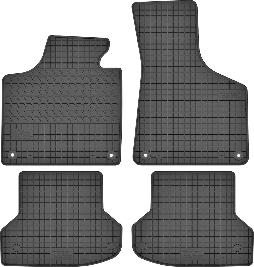 Tappetini Gomma Audi A3 8P: Accessorio Professionale 03-12