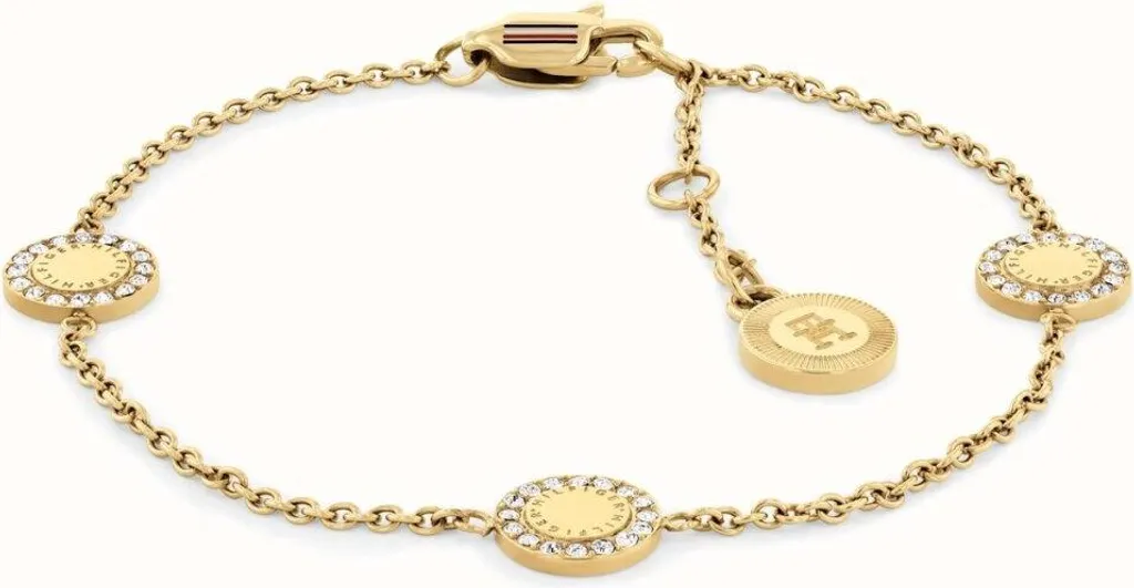Bracelet plaqué or avec mini-cristaux 2780905 - Bijou chic et brillant