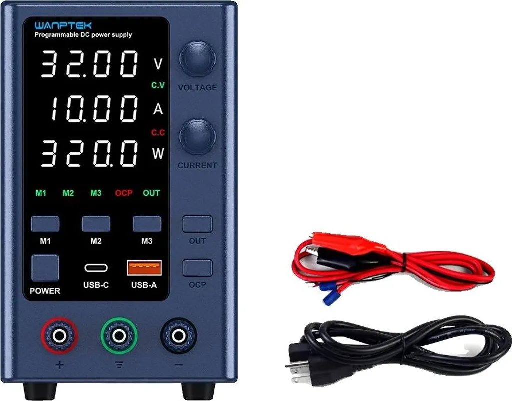 Alimentation DC réglable EPS3210 anti-surtension avec écran digital LED 32V