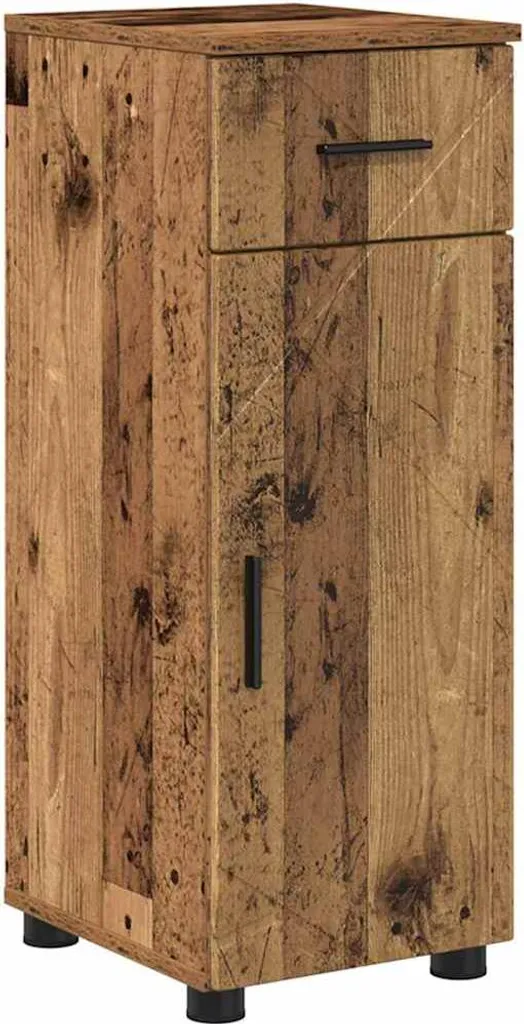 Mobile Bagno Legno Vecchio SYFAX 30x35x80 cm | Prezzo Shock