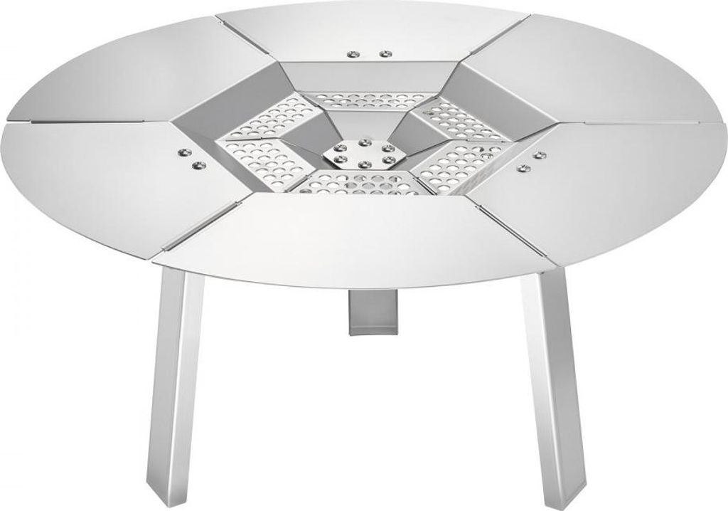 Edelstahl Feuerschale Zubehör - Wärmeverteiler φ508x254mm - Hochwertige Feuerstelle Edelstahl-Zubehör