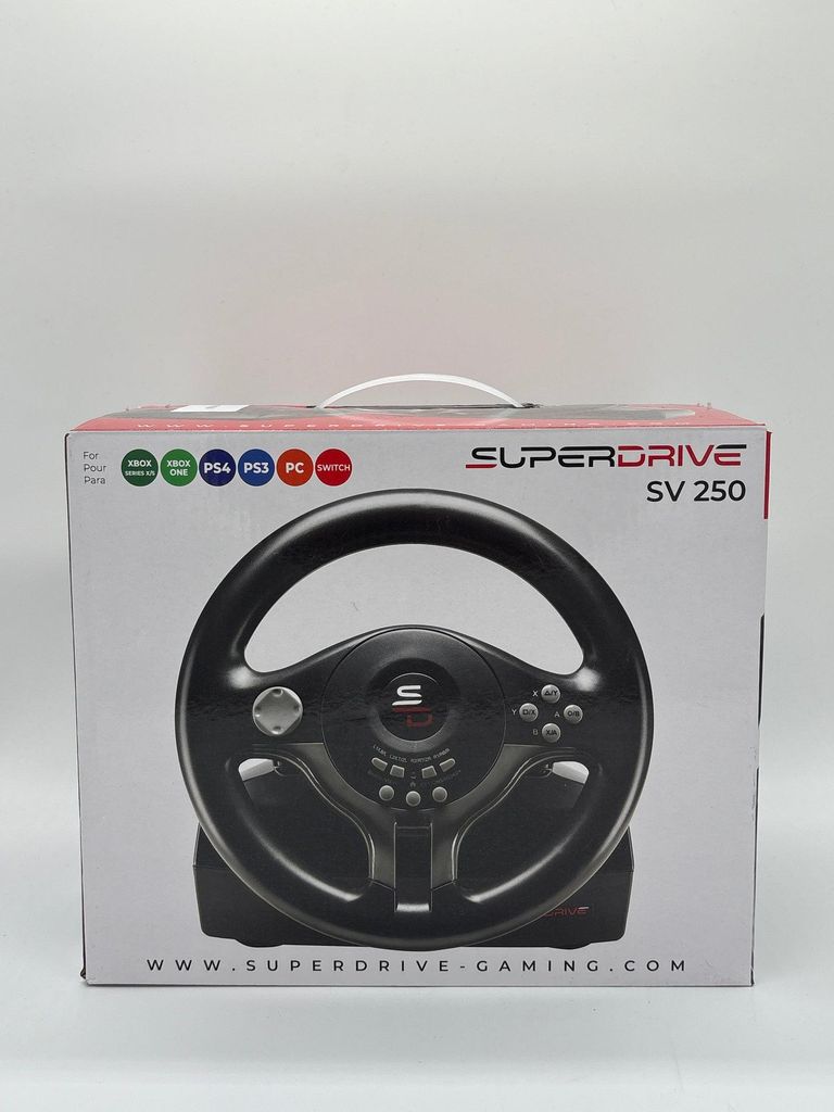 SUBSONIC Superdrive SV250 – Rennlenkrad für Switch 2, PS4, Produktbild 