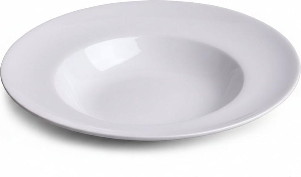 Cookinglife Tiefe Teller / Pastateller – Porzellan – Weiß – Ø 27 cm – 6er-Set