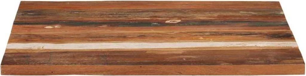 vidaXL Tischplatte Quadratisch 70x70 cm 25-27 mm Altholz Massiv
