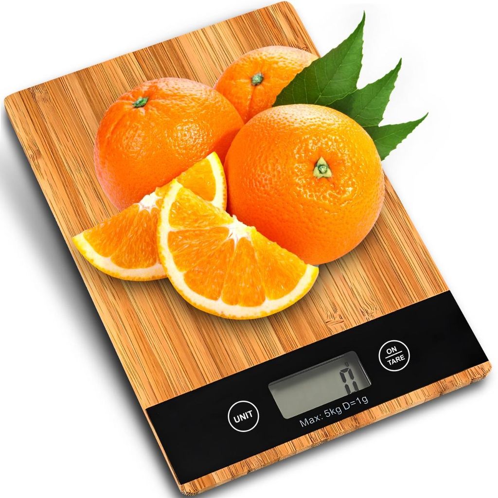 Digitale Küchenwaage bis 5 kg mit Tara-Funktion, Produktbild 