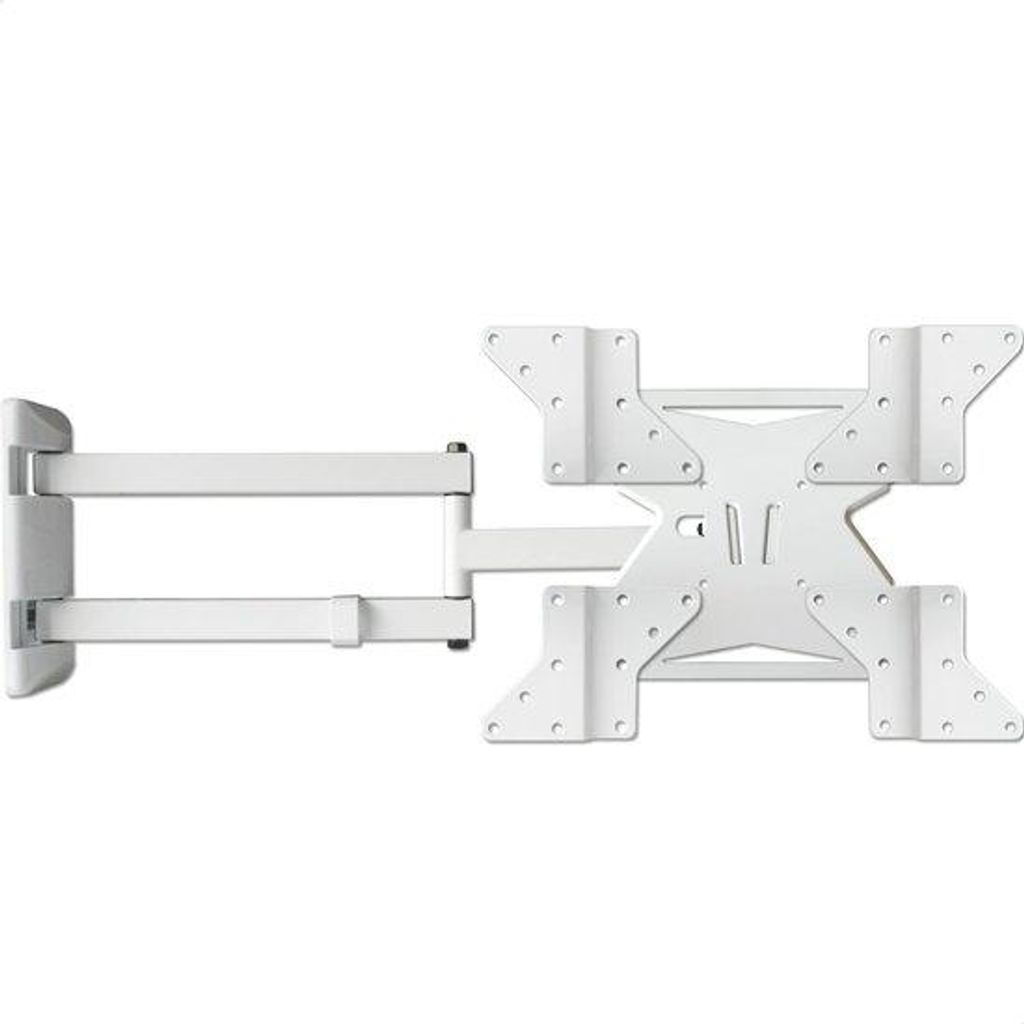 Drehbarer TV-Wandhalter für 15-60 Zoll LED/LCD/OLED, bis 40 kg, weiß