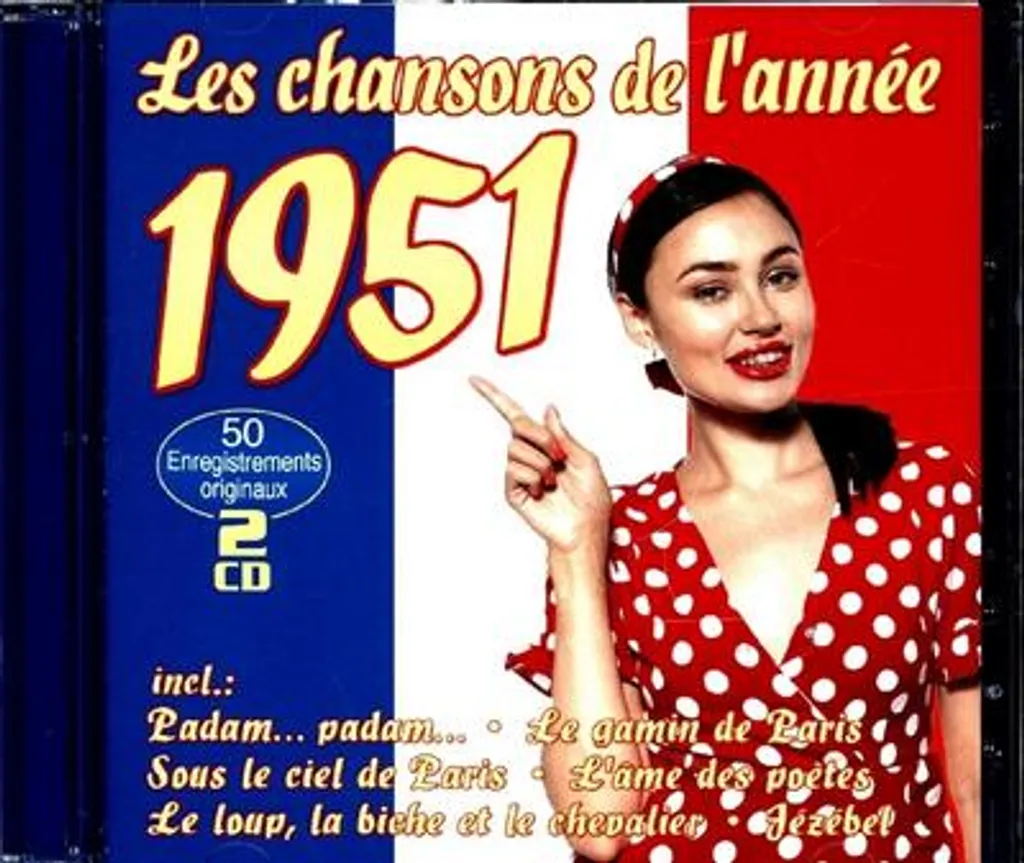 Chansons de l'Année 1951 musique de fond pour anniversaire 75 ans