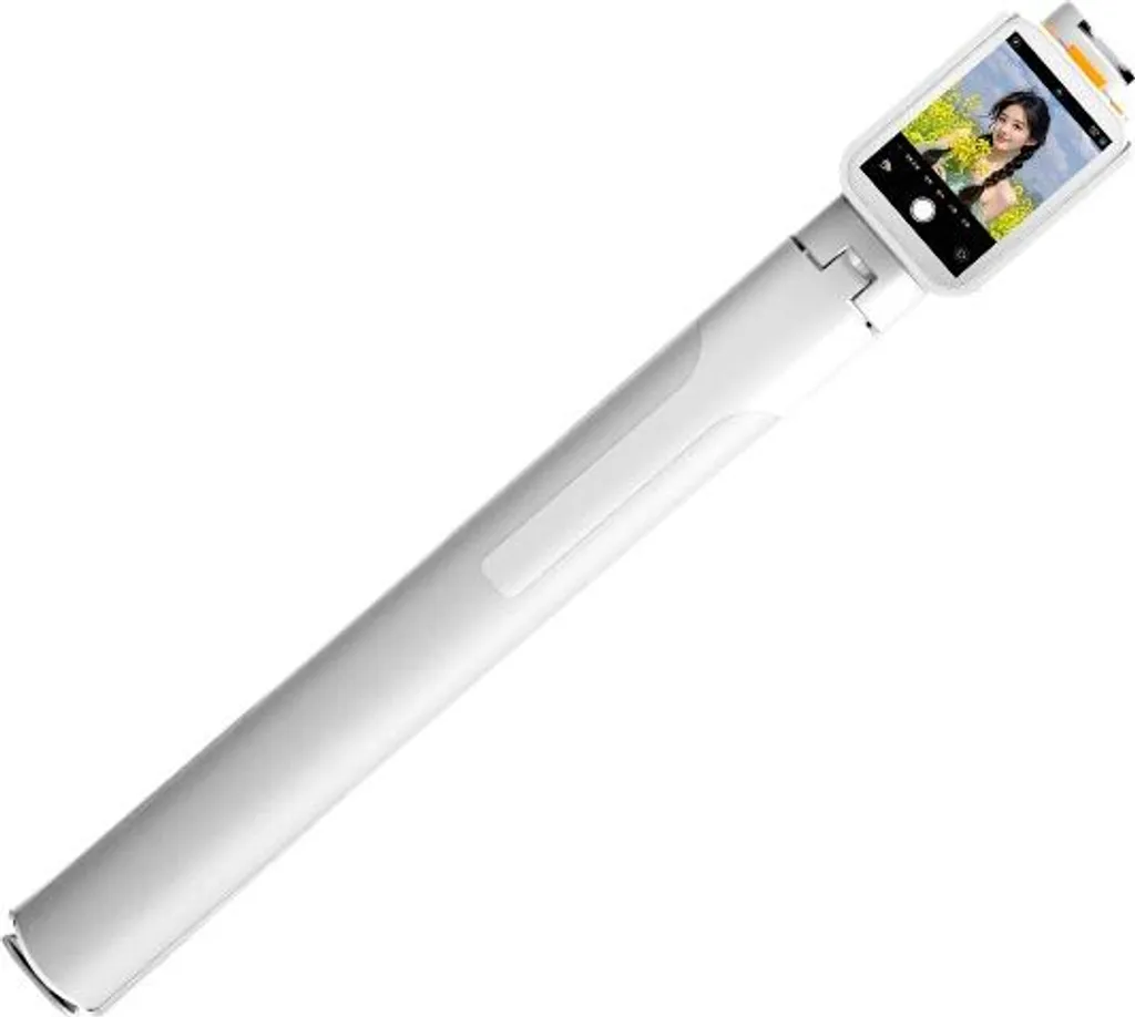 Trépied Smartphone Blanc INF avec Écran Connecté et Télécommande BT