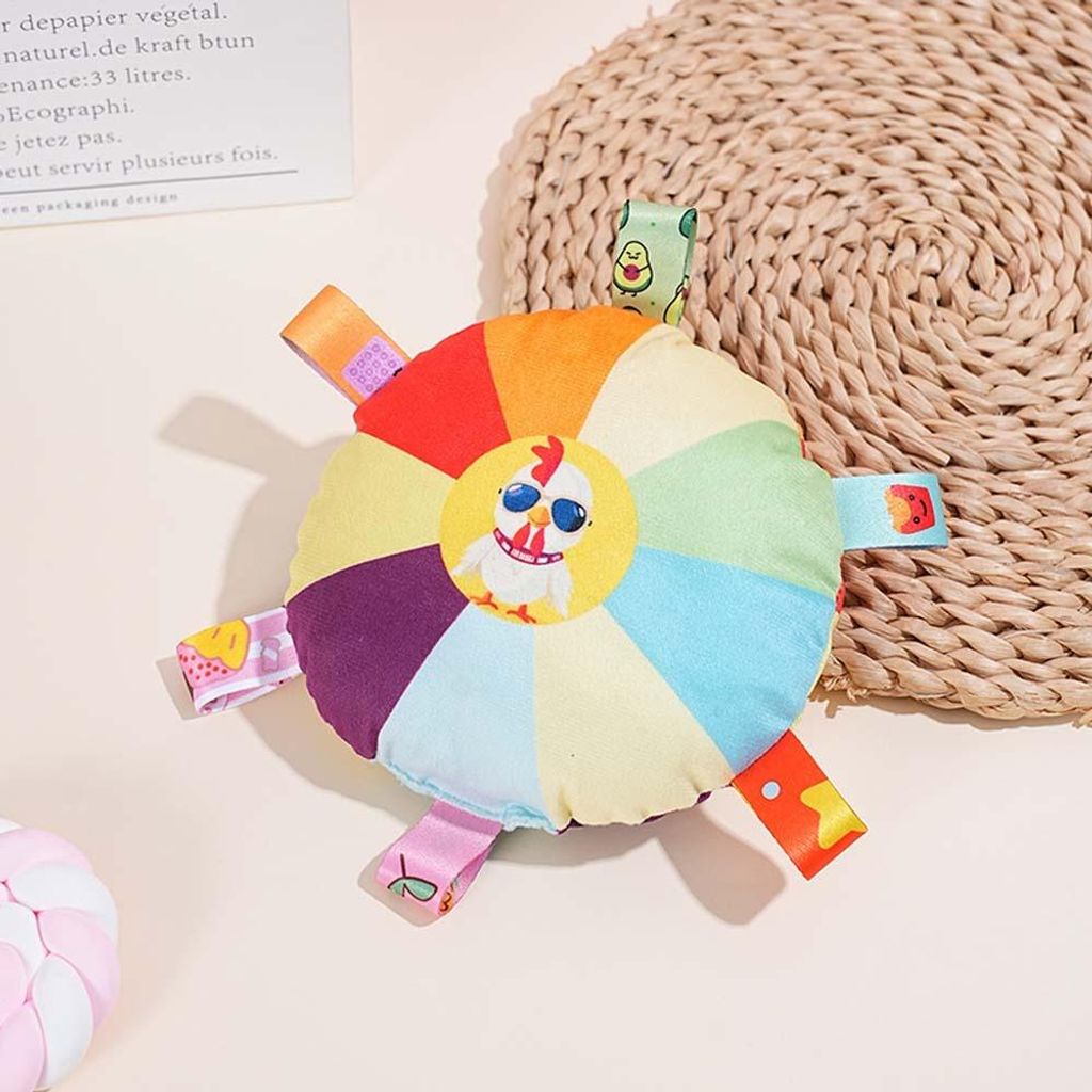 INF Plüsch Quietsch Hundefrisbee Spielzeug - Tier Design für Kleine Hunde