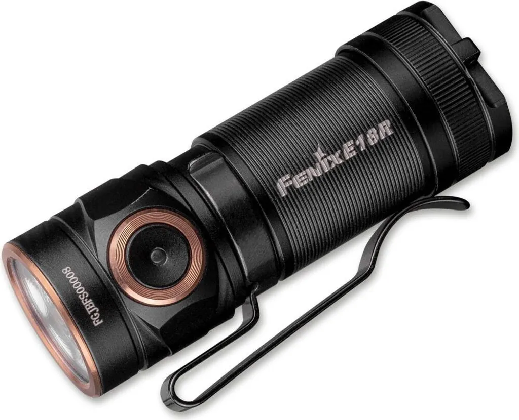 Lampe torche EDC Fenix E18R V2.0 compacte et rechargeable par USB-C
