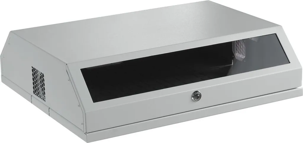 Rack Mural 8U Lanview RWSLMWH Blanc en Acier Renforcé Haute Qualité