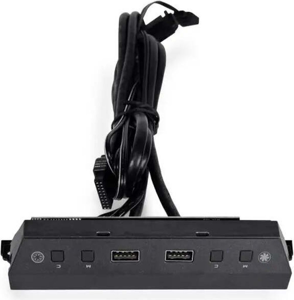 Lian Li LAN216-1, USB pin header (19 pin), USB 3.0, Schwarz, Kunststoff, 0,82 m, 147,8 mm