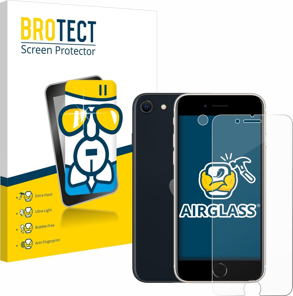 BROTECT Schutzglas für Apple iPhone SE 3 2022 Produktbild 