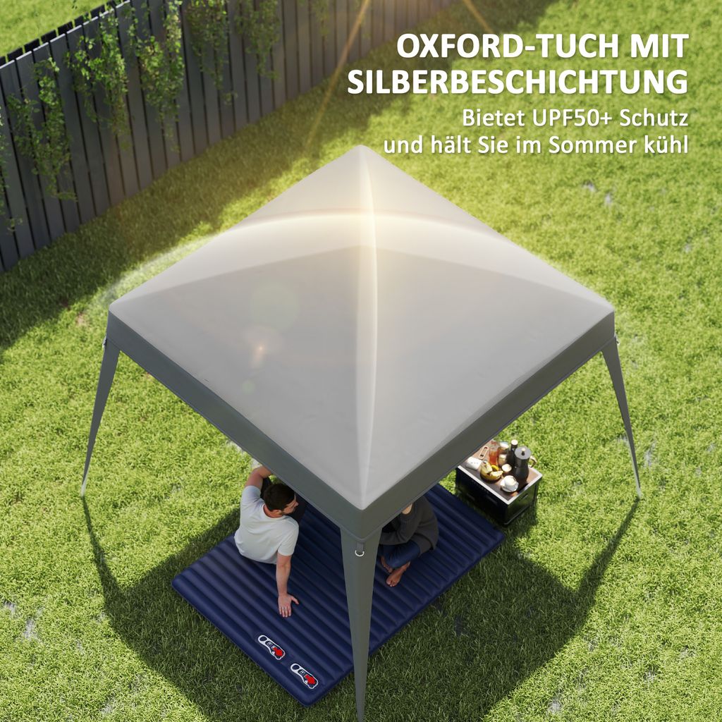 Outsunny Ersatzdach Für Pavillon 3 X 3 M Wasserabw Produktbild-Vorschau 2