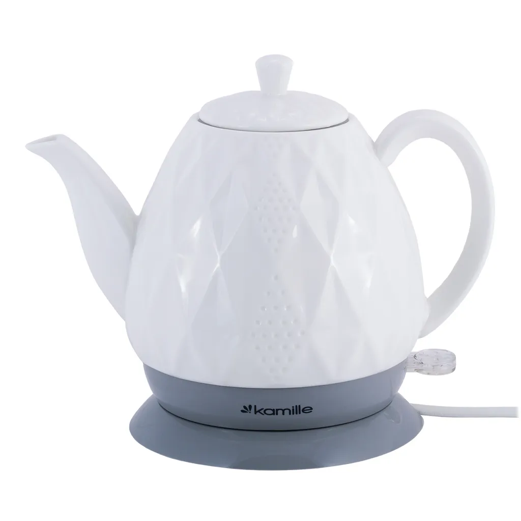 Bouilloire en céramique sans fil pour infusion et théière électrique - 3