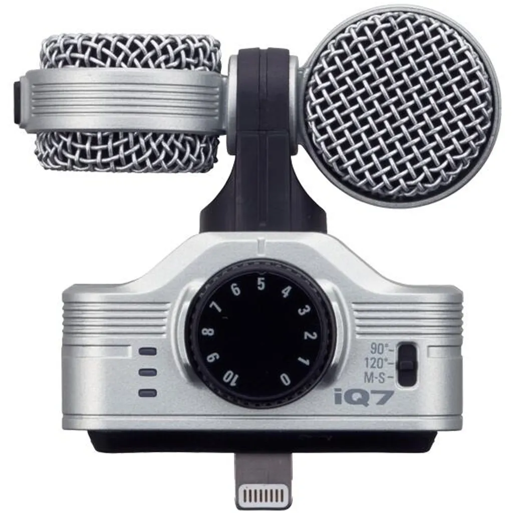Zoom iQ7 Microphone Mid-Side pour iPhone et iPad avec Connecteur Lightning