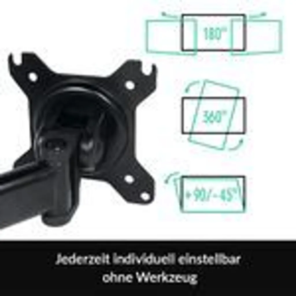 Support de Bureau pour Écran ARCTIC Z1 Basic Idéal Télétravail et Bureau - 17