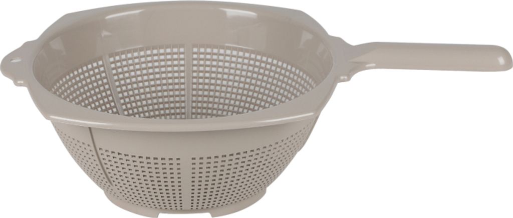 DOCHTMANN Passoire en plastique avec poignée 30cm beige Image du produit 