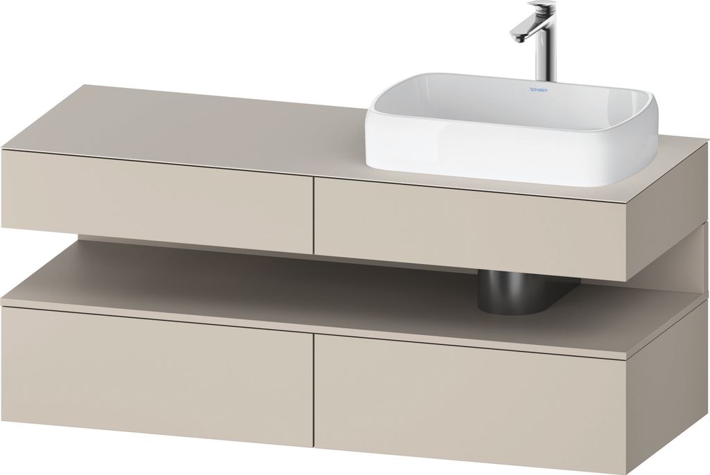 DURAVIT QA4766091830000 QTGO KWTU WH Ek 1400x550x600 Tp. Smt