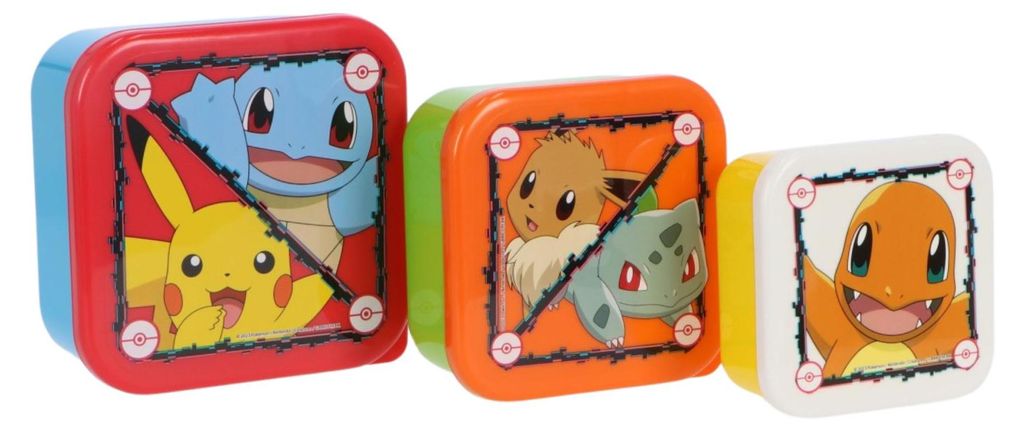 Boîte à goûter Pokémon 3 en 1 Image du produit 