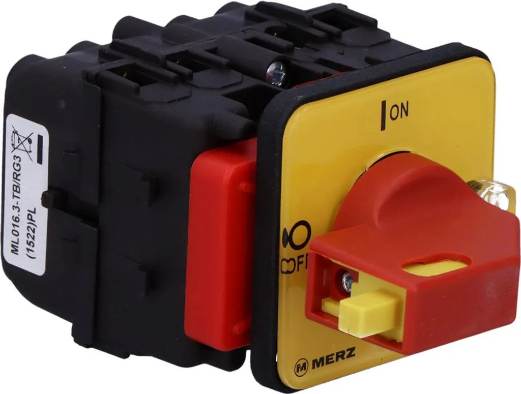 Interruttore a camme 0-1 16A 3P da pannello IP55 lucchettabile