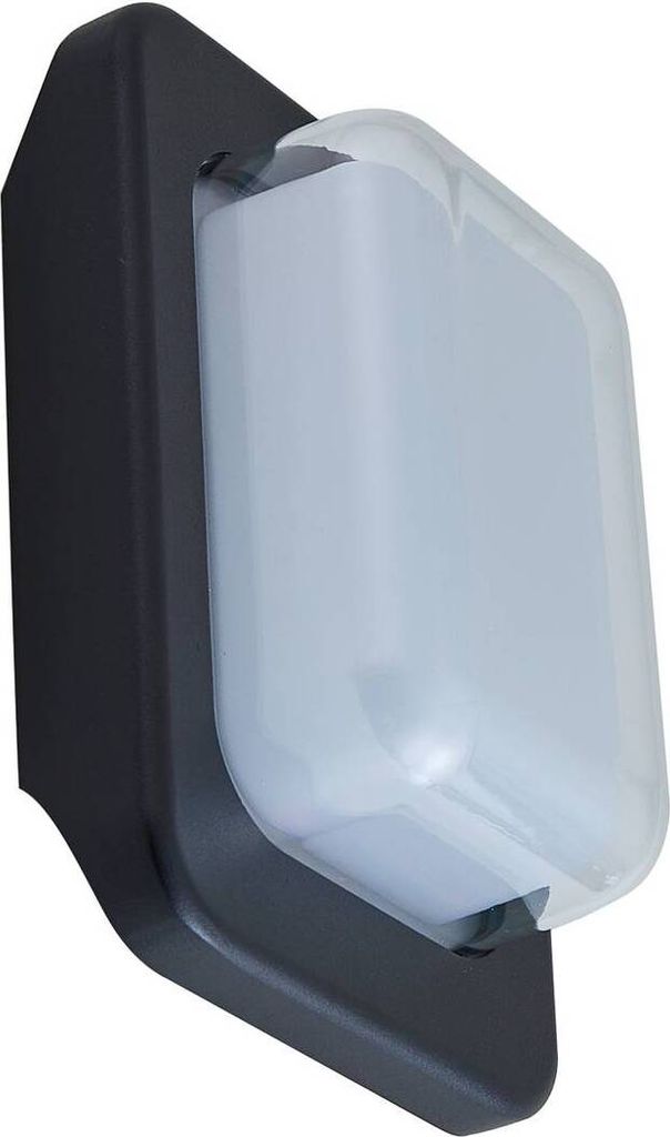 Lindby LED-Außenwandleuchte Sibara, anthrazit, eckig, IP54