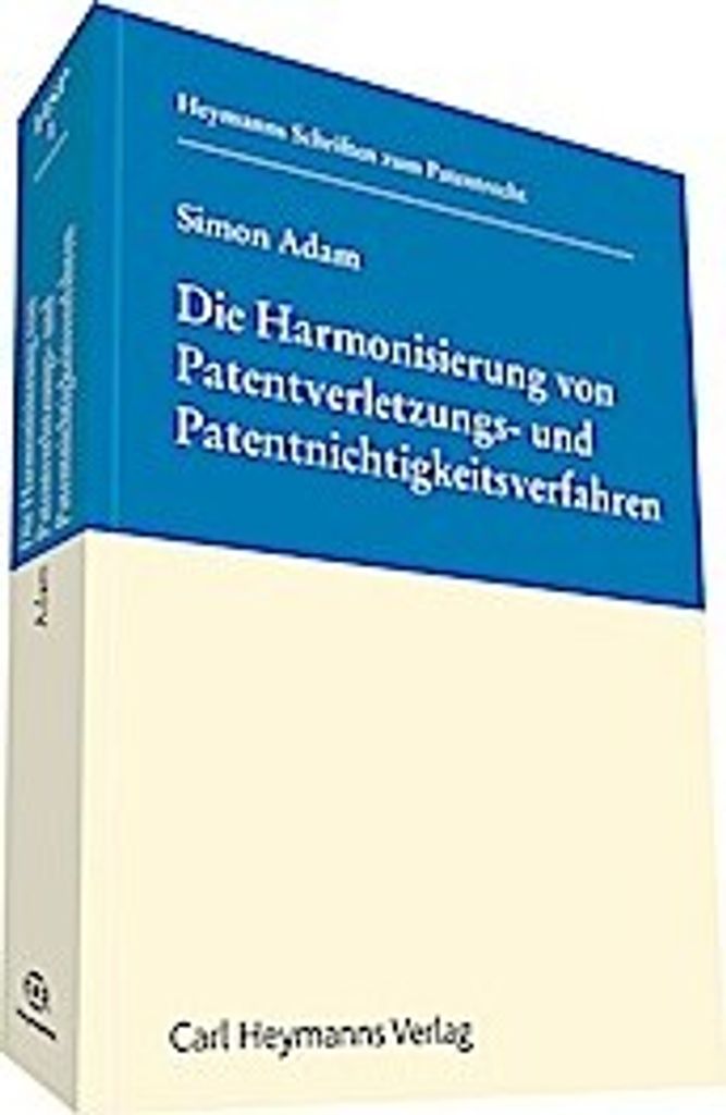 Adam, S: Harmonisierung/Patentverletzungsverfahren