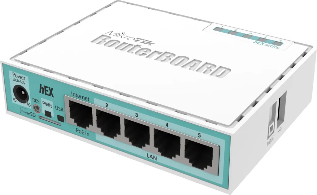 MikroTik RouterBOARD hEX RB750Gr3 | Router Gigabit 5 Porte 880MHz Offerta