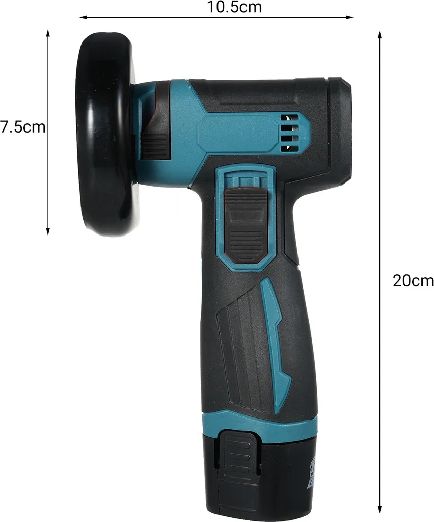Mini meuleuse électrique 12V sans fil, disque 76mm et pack accessoires