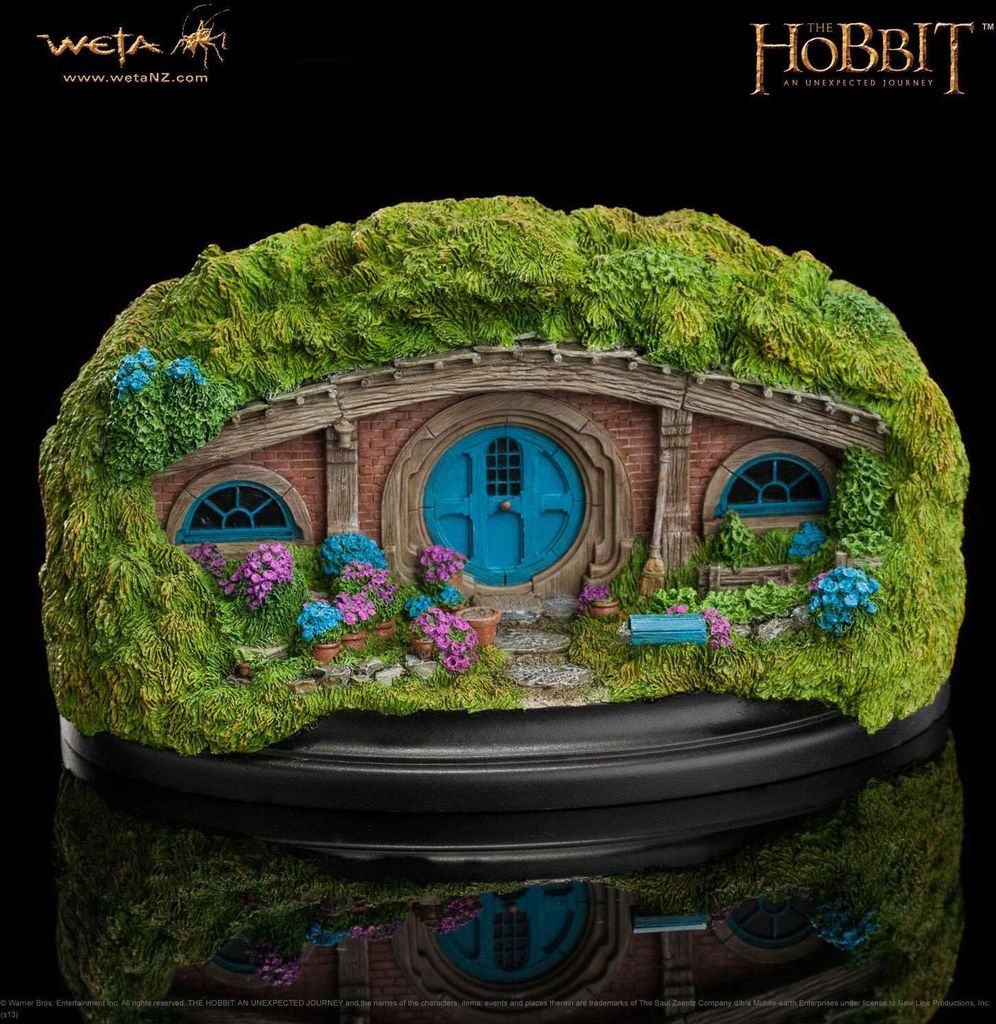 Weta Workshop Der Hobbit - Hole 36 Bagshot Row Blue Door Umgebung