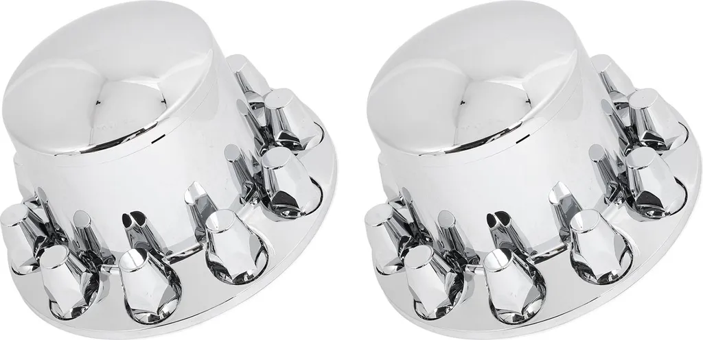Garde-boue arrière anti-rouille chromé pour camion, écrous de 33mm