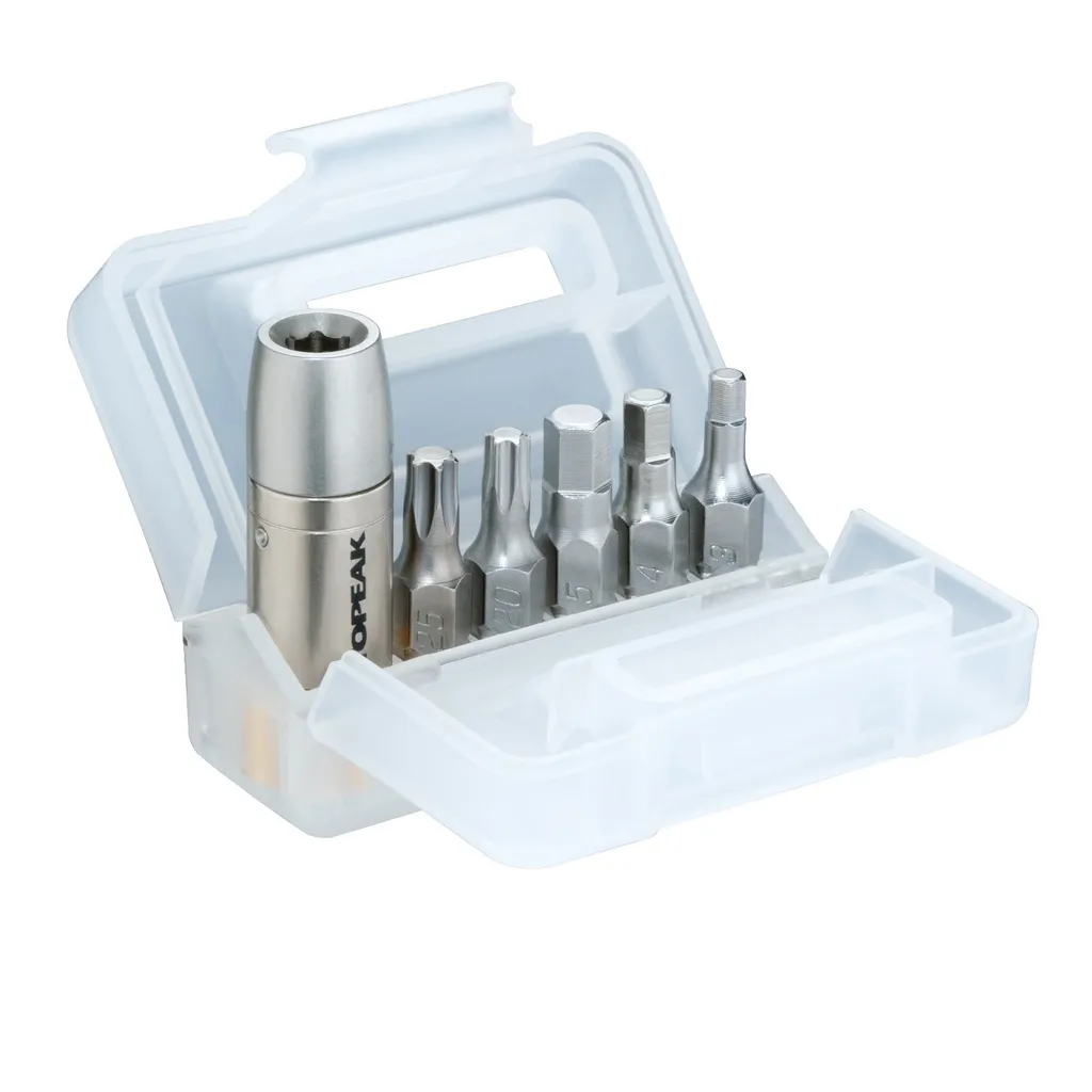 Clé dynamométrique Topeak Nano Torqbox 6 Nm avec embouts de précision