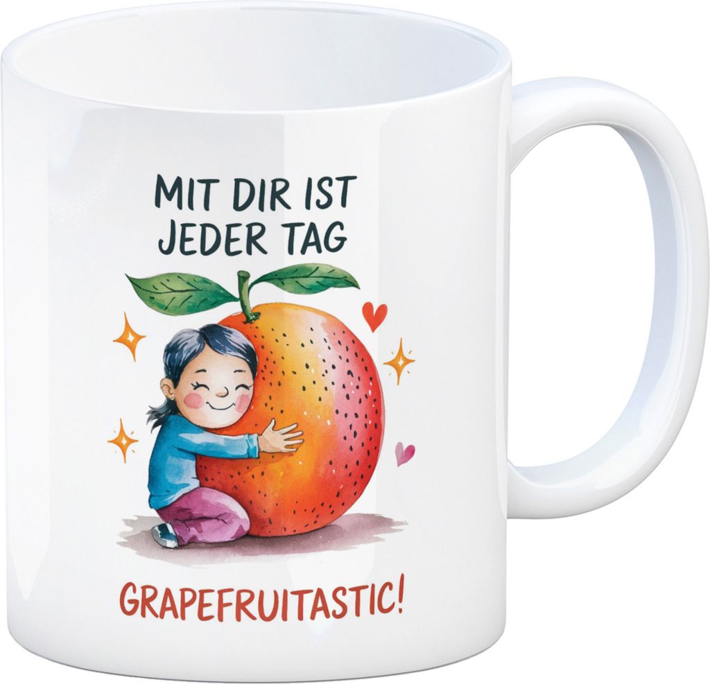 Grapefruit Umarmung Grapefruitastic Tag Kaffeebecher