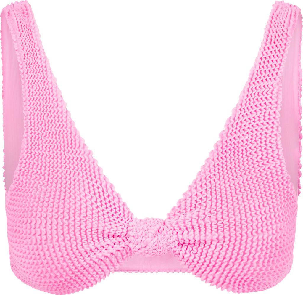 Moda Minx Bikinioberteil Scrunch Knot mit stylischem Produktbild 