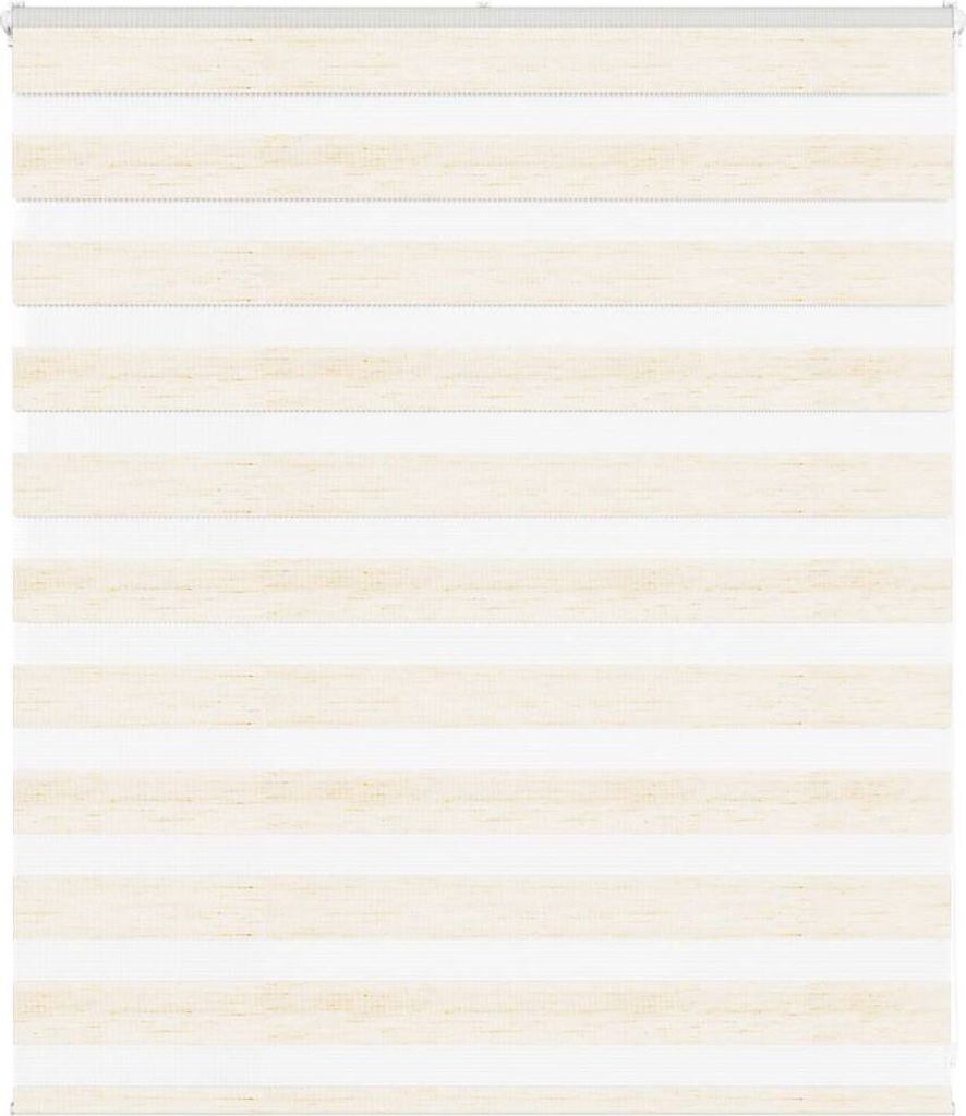 "im Angebot" Doppelrollo Marmorbeige 135x100cm Stoffbreite 130,9 cm Polyester - Rollos CC18126