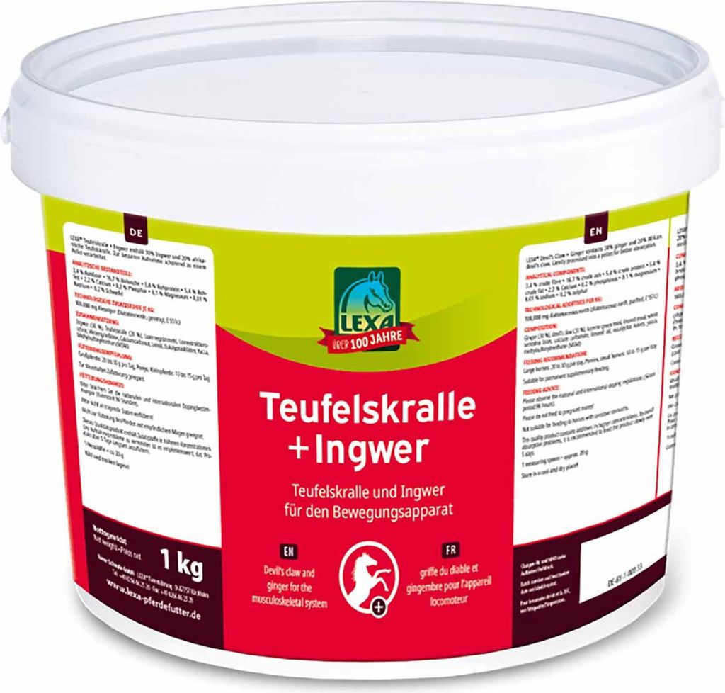 3 kg LEXA Teufelskralle + Ingwer für Pferde Produktbild 