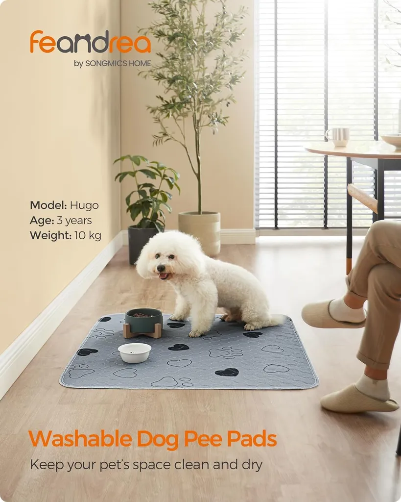 Solution Incontinence Chien Alaise Réutilisable et Imperméable M Gris - 4